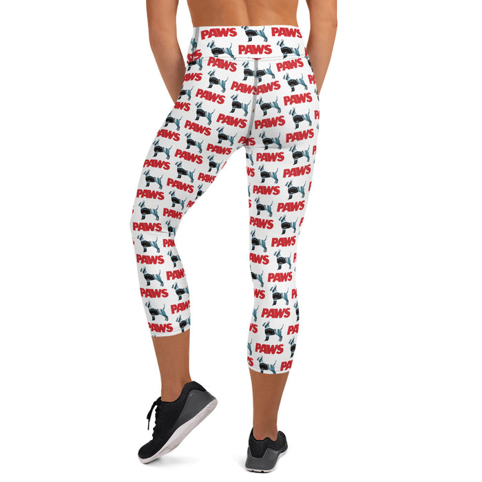 "PAWS" Capri Leggings