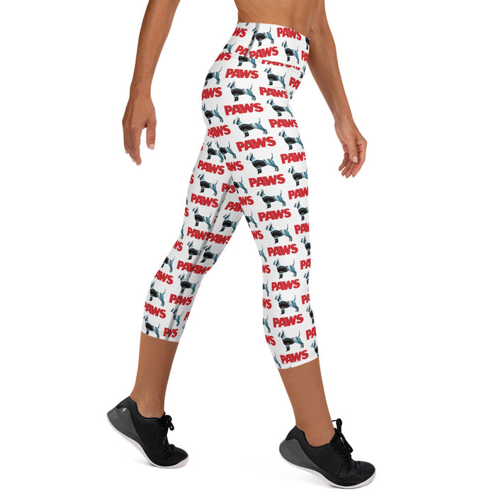 "PAWS" Capri Leggings